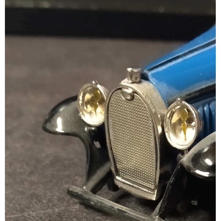2 phares pour Bugatti T46 - White Metal 1/43