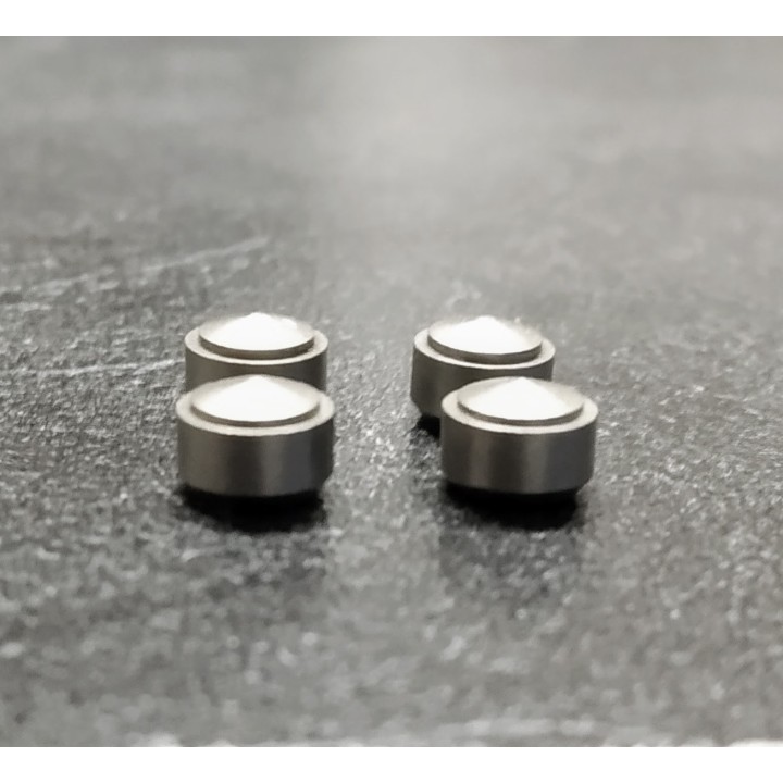 4 inserts bombés en acier - Ø5.50 mm - CPC Production 1/43