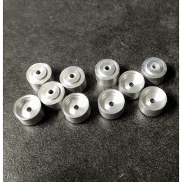 10 Jantes en aluminium Ø11.20mm X 7.60 mm | VoituresMiniatures.fr