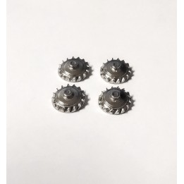 4 inserts pour Bugatti - White Metal Chromé - 1/43 | VoituresMiniatures.fr