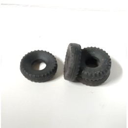 4 Pneus en résine souples - ø20 mm - 1/43 | VoituresMiniatures.fr
