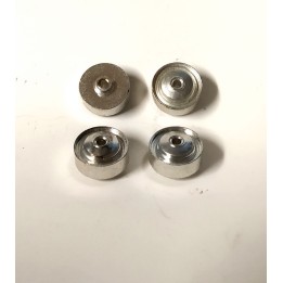4 Jantes en laiton + traitement Ø 9.20 x 5.50mm - 1/43 - CPC Production | VoituresMiniatures.fr