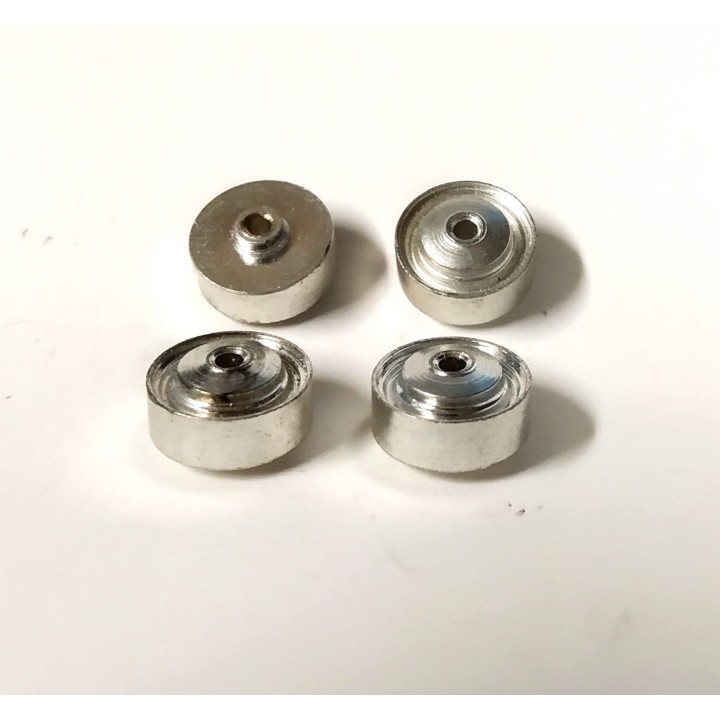 4 Jantes en laiton + traitement Ø 9.20 x 5.50mm - 1/43 - CPC Production | VoituresMiniatures.fr
