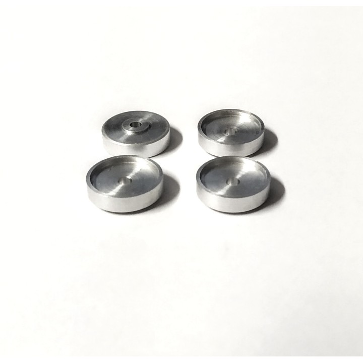4 Jantes en Aluminium Ø 11.60 x 3.40mm - 1/43 - CPC Production | VoituresMiniatures.fr