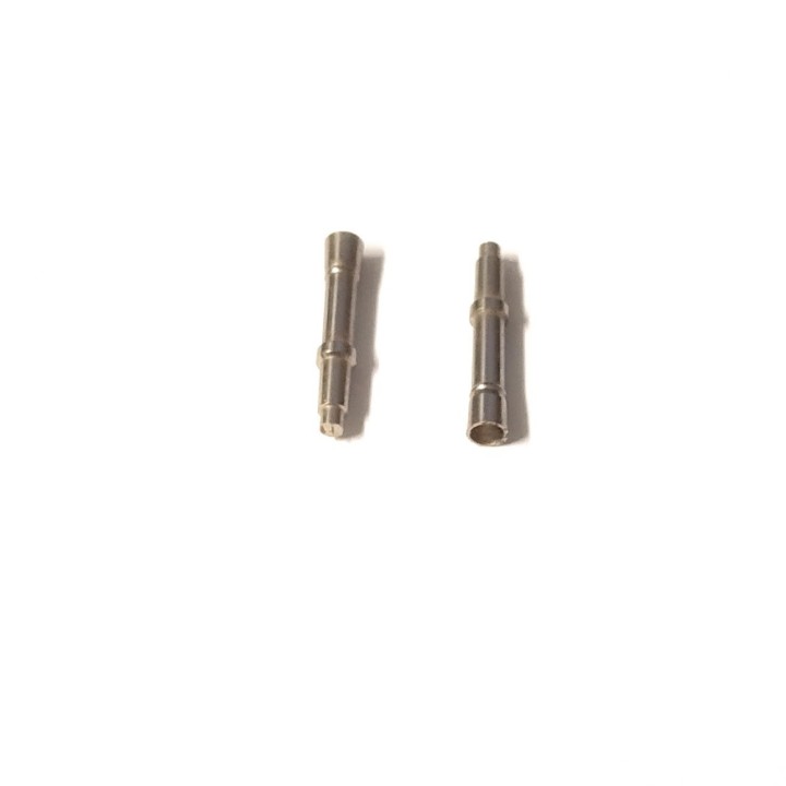 2 Lances incendie en laiton + nickelée - Longueur 15.50 mm - CPC - 1:43 | VoituresMiniatures.fr
