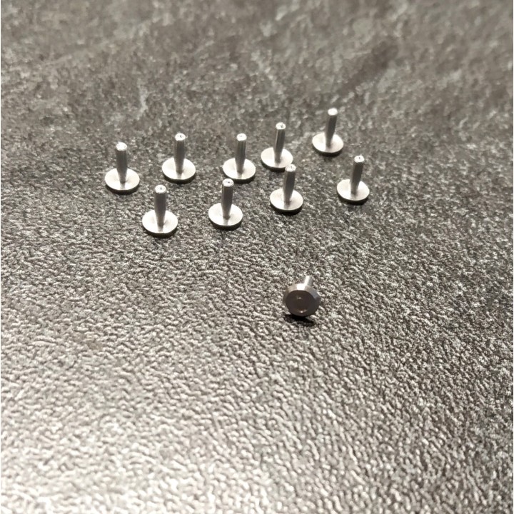 10 rivets en aluminium - Ø 3 mm - CPC