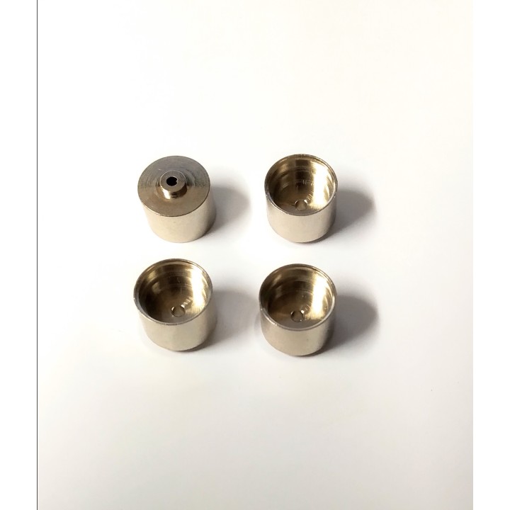 4 Jantes en laiton chromé Ø 10.20 x 8mm - 1/43 - CPC Production | VoituresMiniatures.fr