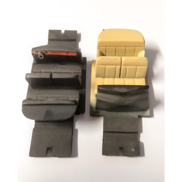 Châssis en résine - Ford Vedette V8 Cabriolet 1951 - 1/43 | VoituresMiniatures.fr