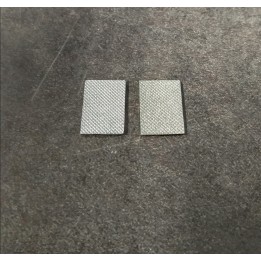 2 Plaques en résine - Peint - 15.30 x 10.40 mm