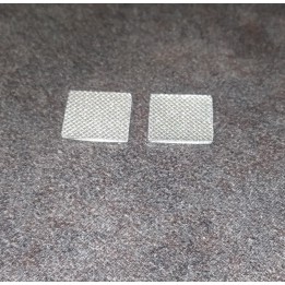 2 Plaques en résine - Peint - 10 x 10.70 mm