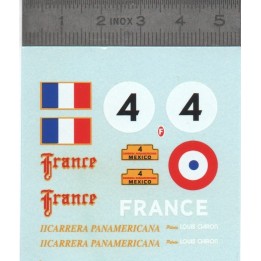 Décalque DELAHAYE 175 Paramerica N°04 - échelle 1:43