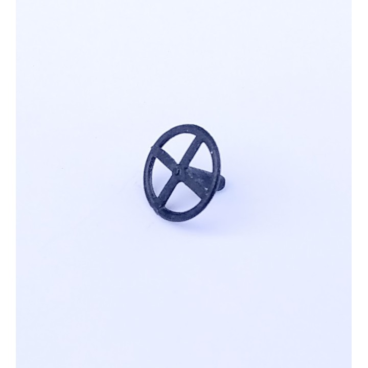 Volant - White Metal - Noir - échelle 1:43 - ø10 mm