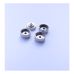 4 Jantes en laiton Ø 12 mm - Laiton Nickelé
