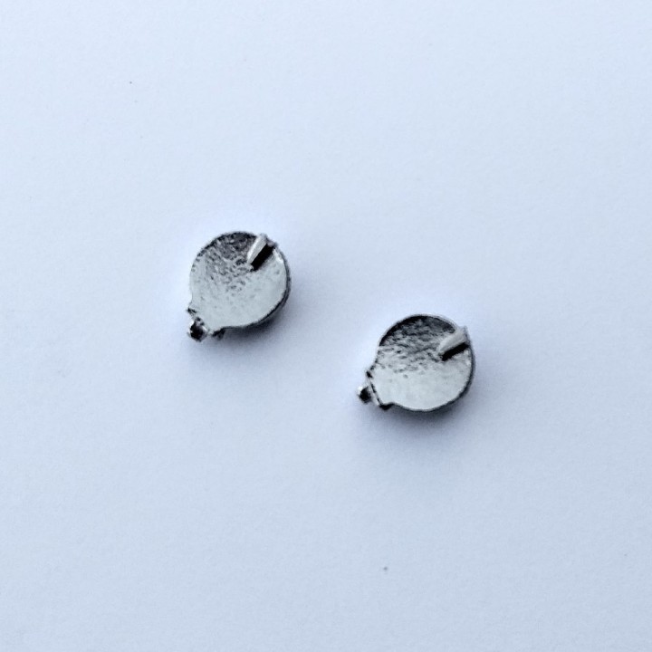 2 Supports de phares 4 mm - White Metal - échelle 1:43