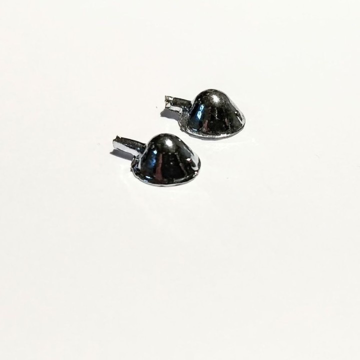 2 phares ø7.50x3.50mm - White Metal - 1:43