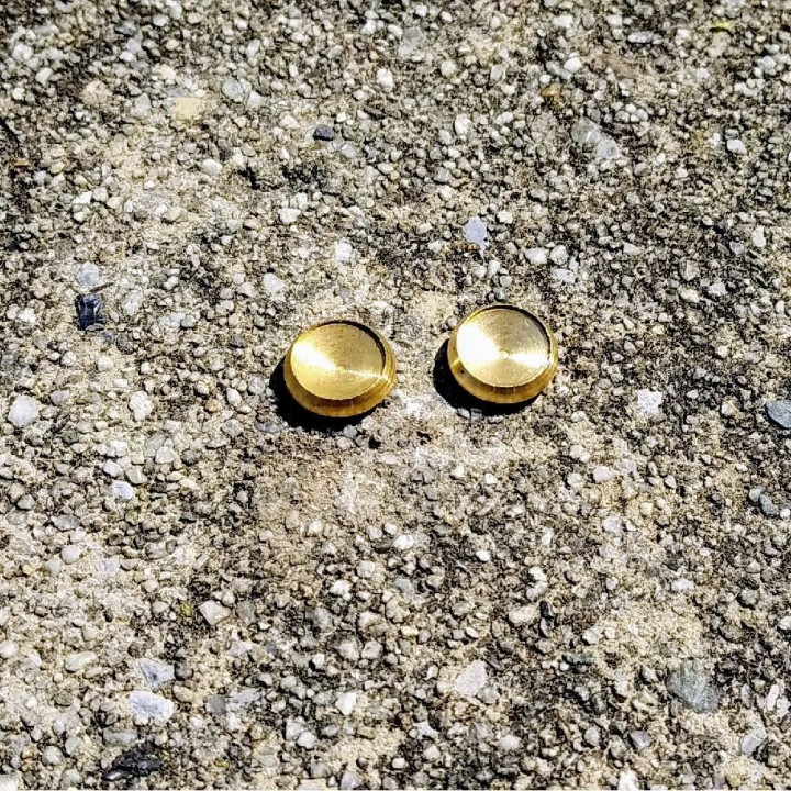 2 EMBASES de phares - Laiton - ø8.40 mm - CPC Production