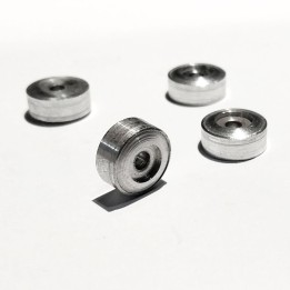 4 inserts Aluminium - ø8.70 X 3.6... | VoituresMiniatures.fr
