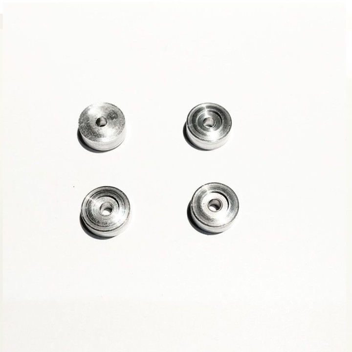 4 inserts Aluminium - ø8.70 X 3.6... | VoituresMiniatures.fr