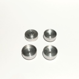 4 jantes - Aluminium - ø12.50 X 4 mm | VoituresMiniatures.fr