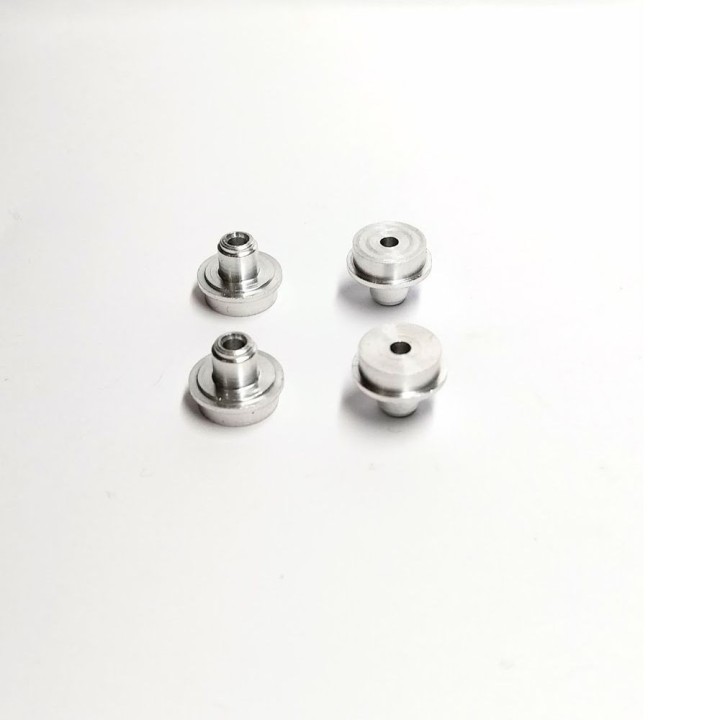 4 moyeux aluminium - ø7.60 mm - C... | VoituresMiniatures.fr