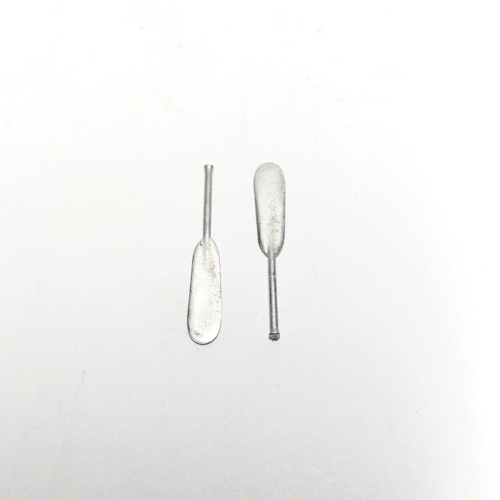 2 Pagaies en White Metal - 1:43 - Classiques