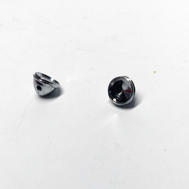 2 phares ø6mm - White Metal Chrom... | VoituresMiniatures.fr