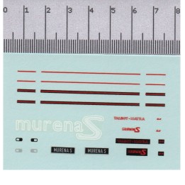 Décalcomanie - Murena - 1:43 | VoituresMiniatures.fr