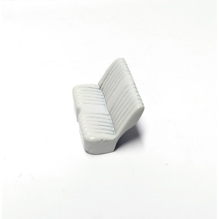 Banquette en résine - Gris clair - 1:43 - Artisans43