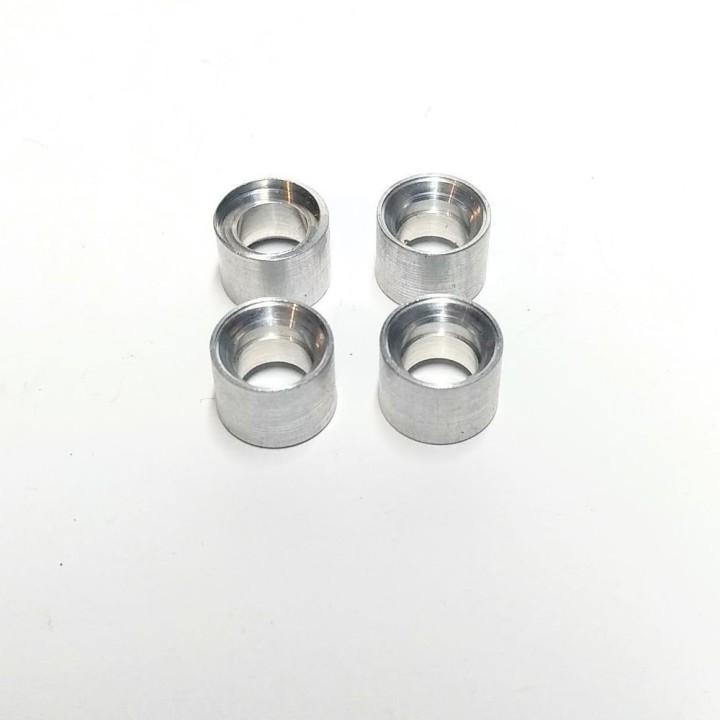 4 jantes creuses ø8.80 mm - Aluminium
