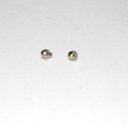 2 Feux arrière - ø2 mm - Laiton + Nickelage - CPC Production