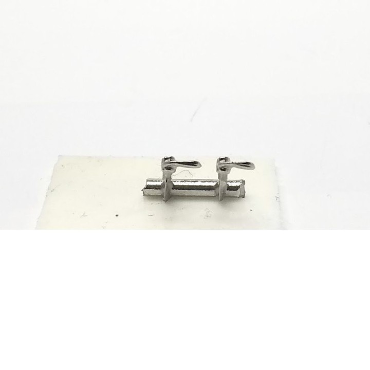 2 Poignées de portière : Peugeot 402 Darl'Mat - 1:43 - White Metal