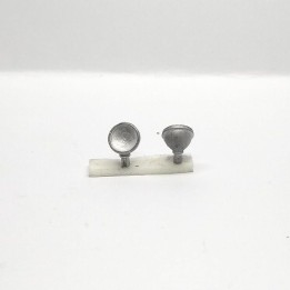 2 phares ø 6 mm - White Metal - CPC Production