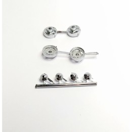 Jantes Renault 4CV 1950 - White Metal - 1:43 - Artisans43