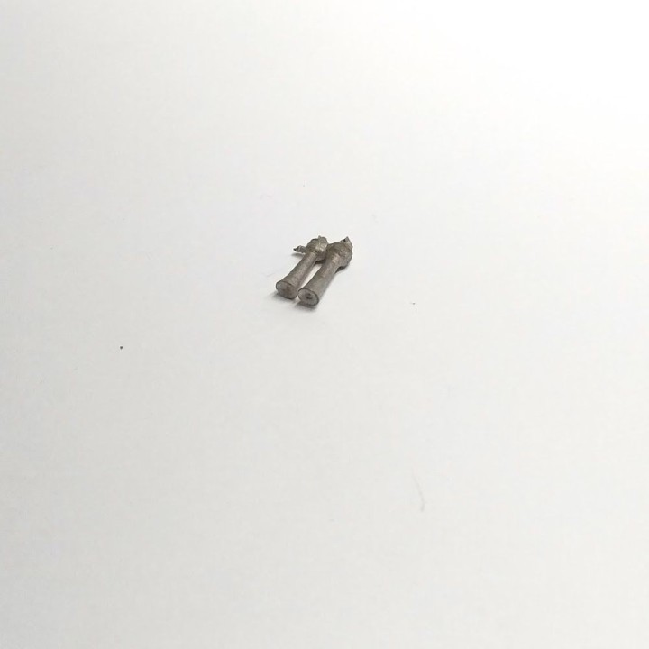 Trompette de klaxon double - White Metal - 1:43 - CPC Production
