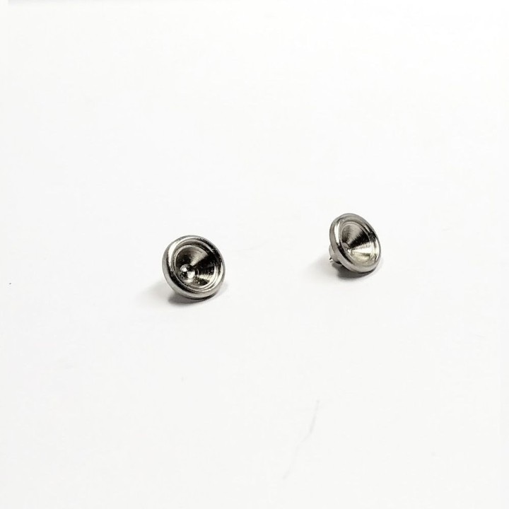 2 phares ø5.50 mm - Laiton + Nickelage - CPC Production