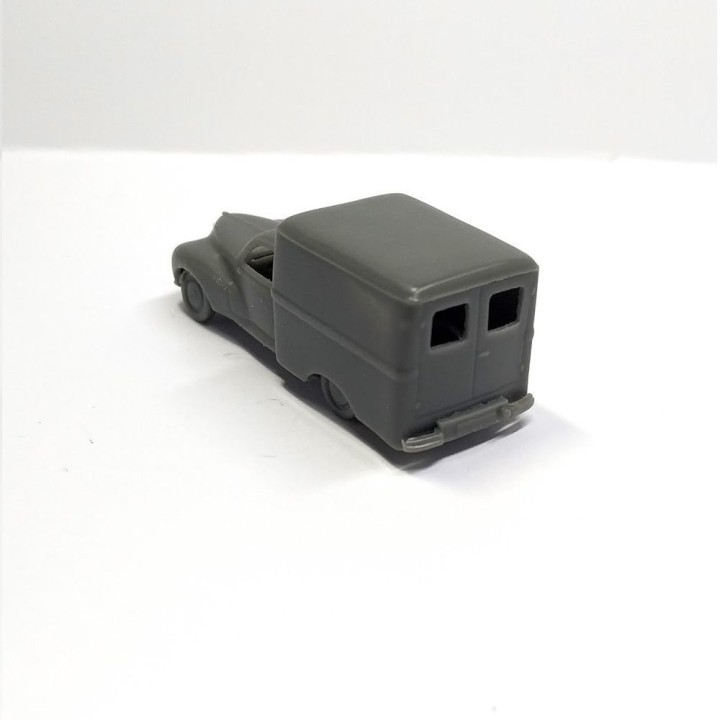 Carrosserie Peugeot Utilitaire en 2 parties - Résine - 5cm - VM