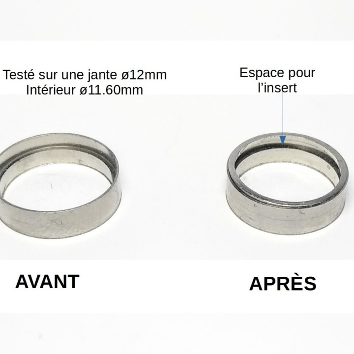 5 Bagues - Laiton Nickelé - Ø 11.60 Mm X 0.60 Mm - CPC Production