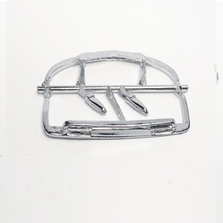 Pare-chocs AV/AR + Feux arrière - Citroën DS Cab - White Metal - 1:43