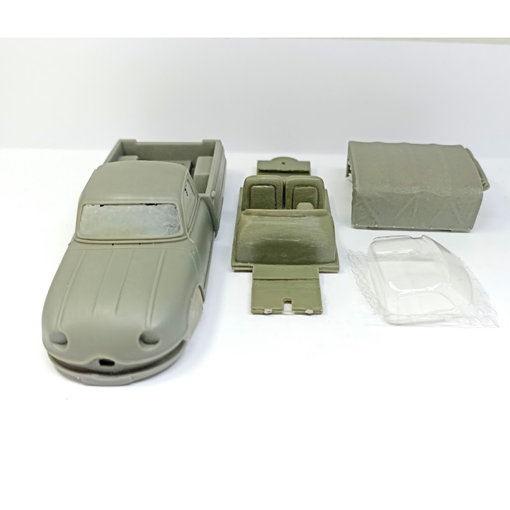 Kit Panhard Dyna Z Pick-up Bâchée 1:43 en résine