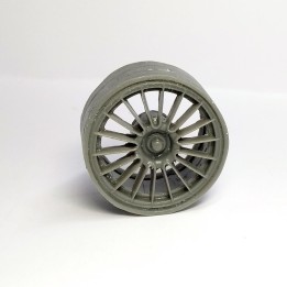 4 jantes ø30 X 15.50mm - Résine - 1:18