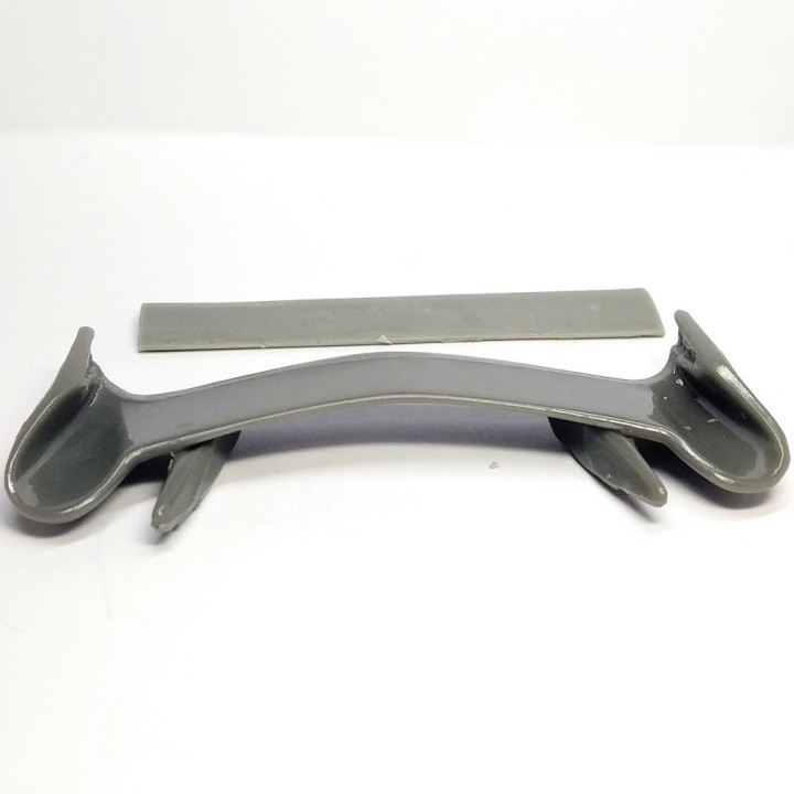 Aileron en 2 parties - 75.50 mm - Résine - 1:18