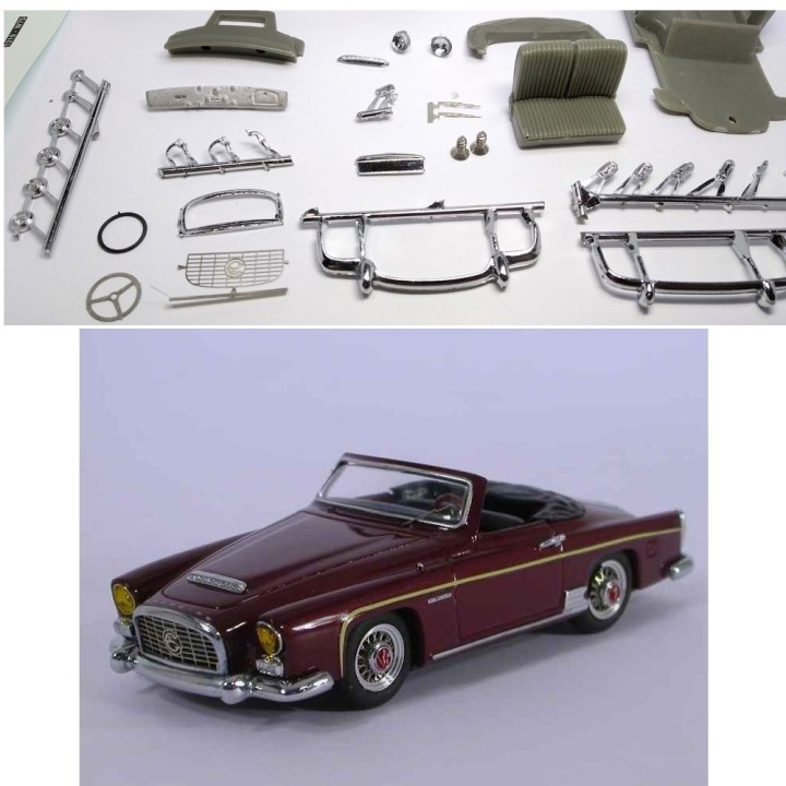 Incomplet : Kit GREGOIRE 1956 Cabriolet - Résine - 1:43