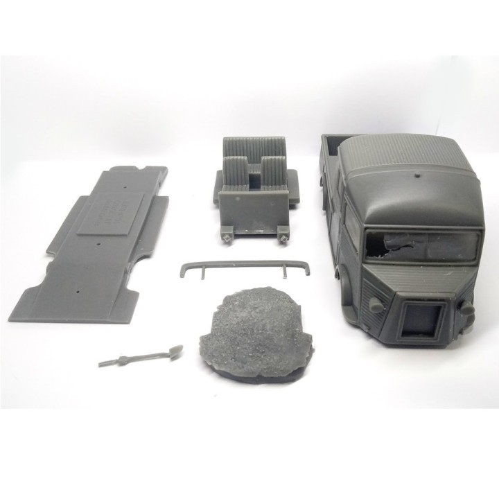 Incomplet : Kit Citroën HY Double Cabine - Résine - 1:43