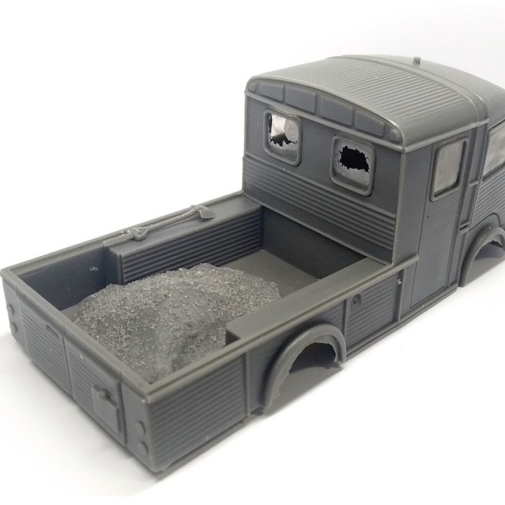 Incomplet : Kit Citroën HY Double Cabine - Résine - 1:43