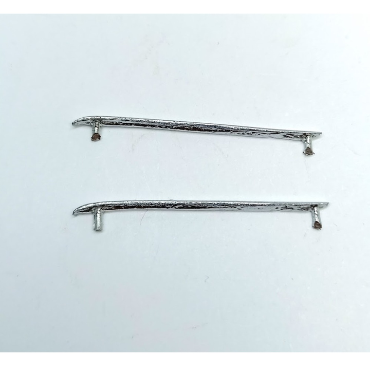 Galerie - Longueur 27.50 mm White Metal Chromé - 1:43
