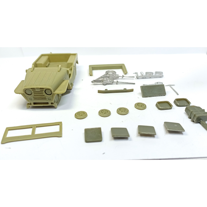Incomplet : Kit JEEP Peugeot - 1953 - Résine - 1:43