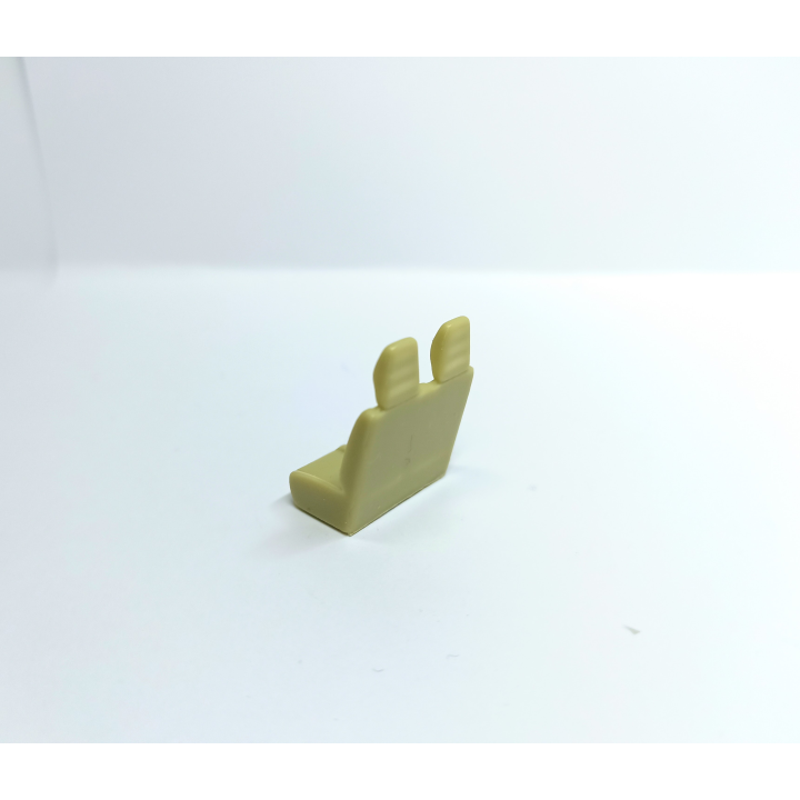 Double siège pour fourgon - H.24mm L20 mm - Résine - 1:43