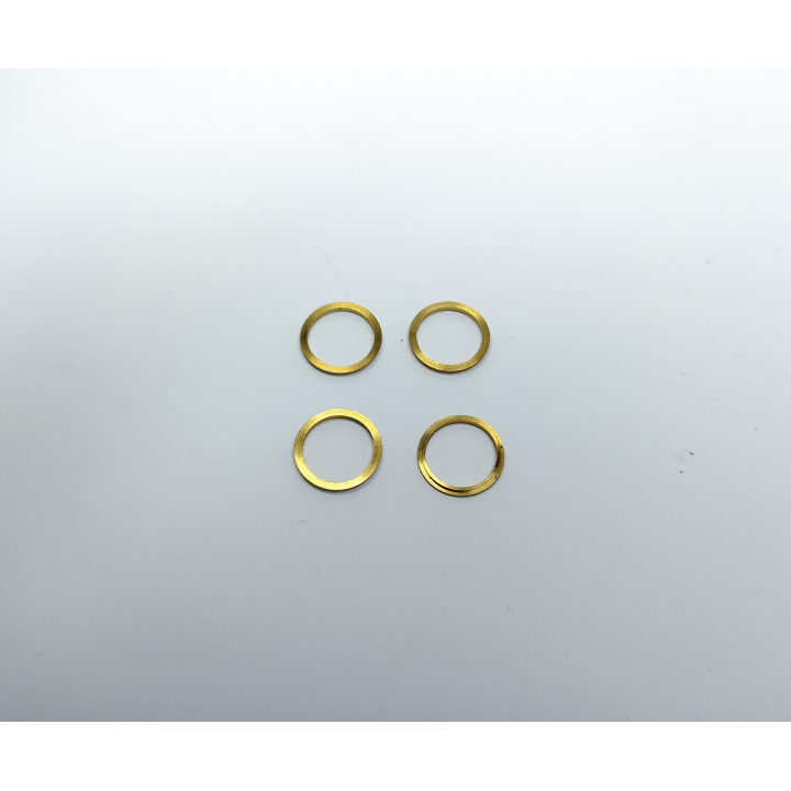 4 Bagues d'insert ø12 mm - Laiton - CPC Production