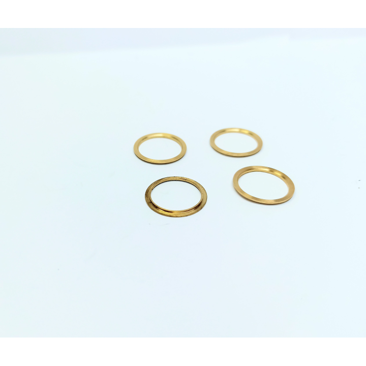 4 Bagues d'insert male ø16 mm - Laiton - CPC Production