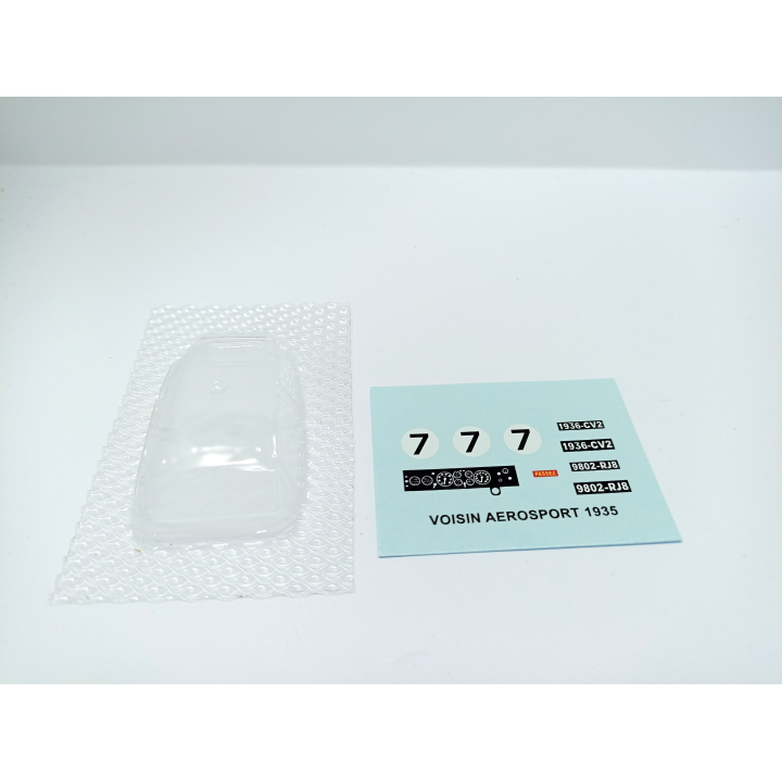 Incomplet : Kit Voisin Aérosport V12 L Ailée 1936 - Résine - 1:43
